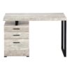 Computer Desk For Home Office, Laptop, Left, Right Set - Up, Storage Drawers - Taupe - Image 2
