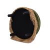 Yolanda - Round Upholstered Accent Ottoman - Olive Green - Image 3