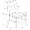 Dining Chair, Upholstered, Dining Room, Transitional (Set of 2) - Cream - Image 10