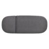 Willow - Sunbrella Upholstered Patio Lounger - Graphite Gray / Black - Image 8