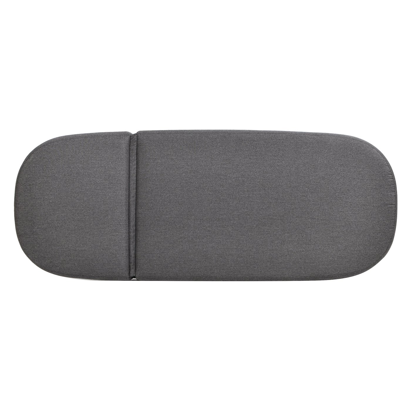 Willow - Sunbrella Upholstered Patio Lounger - Graphite Gray / Black - Image 8