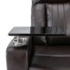 Power Recliner With Storage Arms, Cupholders, Swivel Tray Table And Cell Phone Stand - Brown - Image 22