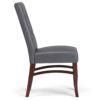 Ezra - Deluxe Dining Chair (Set of 2) - Stone Gray - Image 3