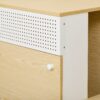 Furniture Style Multi Use Natural Cat Litter Box House With Flip Down Door - Natural - Image 8