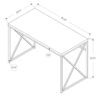 Computer Desk For Home Office, Laptop, Contemporary And Modern - Gray / Black - Image 5