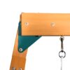Outdoor Swing Set 3 In 1 Children's Playset With Slide, Swings, And Climber For Garden, Backyard, Playground - Blue - Image 22