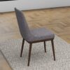 Kate - Mid-Century Modern Dining Chair (Set of 2) - Fabric - Gray - Image 8
