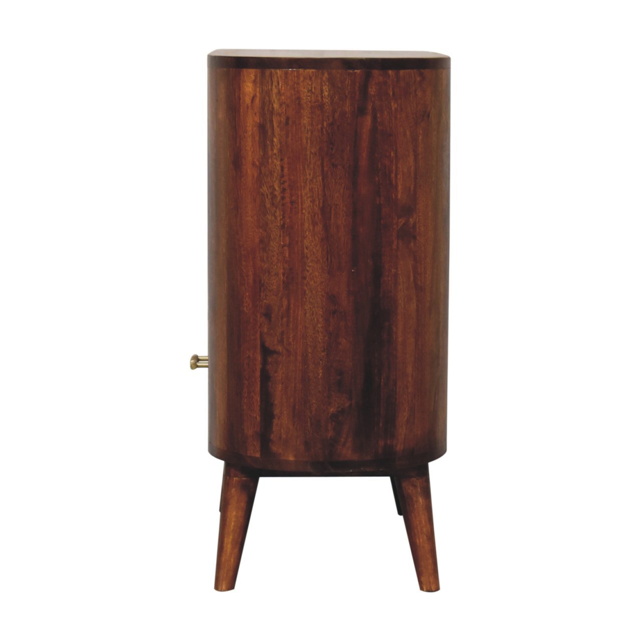 Cortez - T Bar Open Slot Cabinet - Dark Brown - Image 6