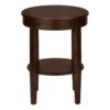 Accent Table, 2 Tier, Transitional - Espresso - Image 4
