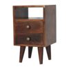 Mini Classic Bedside Table - Walnut - Image 3