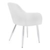 Dining Chair, Side, Upholstered For Dining Room, Contemporary & Modern (Set of 2) - White - Image 3