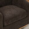 360° Swivel Pumpkin Shape Club Armchair - Charcoal - Image 11