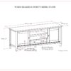 Warm Shaker - TV Media Stand - Brown - Image 6