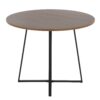 Cosmo Canary - Contemporary Dining Table - Black / Walnut - Image 4
