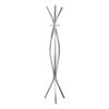 Free Standing Coat Rack 3 Hooks For Entryway - Silver - Image 2