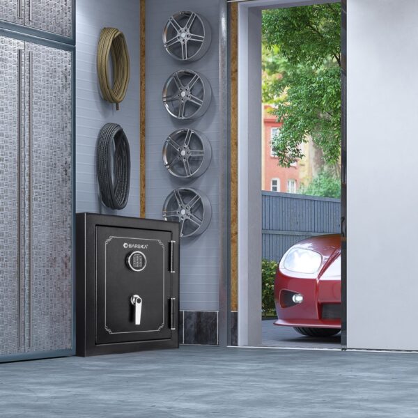 3.51 Cubic Ft Fireproof Safe Vault - Black