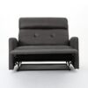 Alma - Contemporary Upholstered Loveseat Recliner - Slate - Image 9