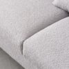 Luxurious And Comfortable Upholstered Sofa With Golden Legs And Pillows For Living Room And Reception Area - Gray - Image 5