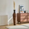 Tall Standing Designer Floor Vases With Elegant 2 Tone Finishes Ideal For Decorating Living Rooms, Bedrooms, Entryways Perfect For Decorating Your Home - Black / Gray - Image 10