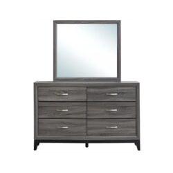 Glasgow - Dresser With 6 Drawers - Gray