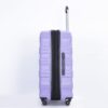 Expandable 3 Piece Luggage Sets Pc Lightweight & Durable Suitcase With Two Hooks, Spinner Wheels, Tsa Lock, (21/25/29) - Purple - Image 15