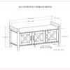 Ela - Entryway Storage Bench - Smoky Brown - Image 10