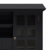 Acadian - Tall TV Media Stand - Black - Image 2