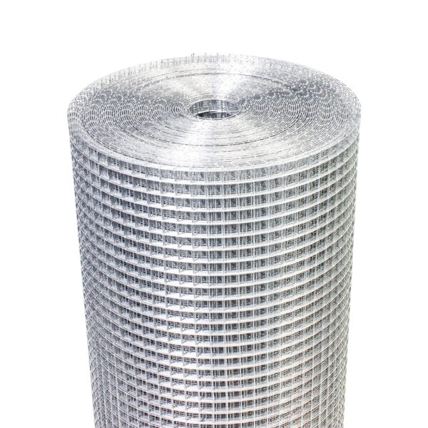 Galvanized Hardware Cloth, Chicken Wire Fence Roll For Garden And Animal Enclosures - Silver