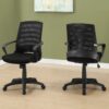 Office Chair, Adjustable Height, Swivel, Ergonomic, Armrests, Mesh, Contemporary & Modern - Black - Image 10