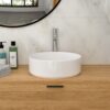 Vessel Bathroom Sink With Stain Resistant - White - Image 5