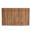 Folding Outdoor Table, Lightweight Aluminum Roll-Up Rectangular Table For Indoor, Outdoor Camping, Picnics, Beach, Backyard, Bbq, Party, Patio - Brown - Image 11