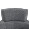 360 Degree Swivel Chair Upholstered Accent Barrel Chair With Adjustable Headrest, Berber Fleece - Gray - Image 18