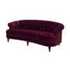 La Rosa - Victorian Chesterfield Tufted Sofa - Burgundy - Image 11