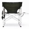 Padded Folding Outdoor Chair With Side Table And Storage Pockets, Lightweight Oversized Directors Chair For Indoor, Outdoor Camping, Picnics And Fishing - Green - Image 7