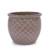 3 Pieces Ceramic Flowerpot, Planter For Patio & Garden Or Windowsills - Antique Yellow - Image 6