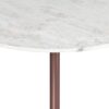 Osborne - Round Dining Table - White / Copper - Image 5