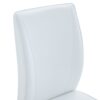 Luxury Simple Arch Chair (Set of 8) Material With Arched Metal Leg - White / Gold - Image 4