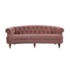 La Rosa - Victorian Chesterfield Tufted Sofa - Ash Rose Pink - Image 2