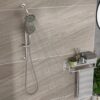 Multi Function Dual Shower Head Shower System With 4.7" Rain Showerhead, 7 Function Hand Shower, Adjustable Slide Bar - Brushed Nickel - Image 8