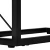 Accent Table, C - Shaped, Contemporary - Gray / Black - Image 7