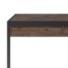 Erina - Large Desk - Rustic Natural Aged Brown - Image 7