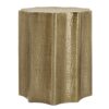 Drum Accent Side Table, Elegant Design Modern - Gold - Image 2