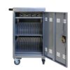 30 And 2 Bay Mobile School Charging Cart Station For Chromebook, Tablet And Laptop Computer With Power Strip Included - Silver - Image 9