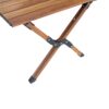 Folding Outdoor Table, Lightweight Aluminum Roll-Up Rectangular Table For Indoor, Outdoor Camping, Picnics, Beach, Backyard, Bbq, Party, Patio - Brown - Image 10