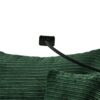 Single Sofa Couch With Storage Space, Movable Ottoman, USB Ports, Cup Holders, Phone Holder - Green - Image 22