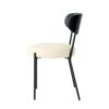 Modern Bentwood Dining Chair, Metal Legs, Ash Veneer Back, (Set of 2) - Cream - Image 14