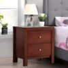 Elegantly Designed Nightstand - Cherry - Image 3