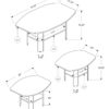 Table Set, Coffee, End, Side, Accent For Living Room (Set of 3) - Gray - Image 3