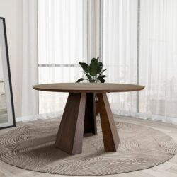 Bolton - Round Dining Table - Walnut