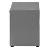 Nightstand, Storage Drawer, Upholstered, Transitional - Gray - Image 3
